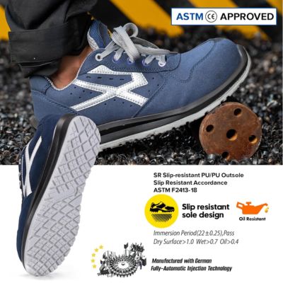  Safetoe L-7328 Blue S1P SRC Safety Shoes 