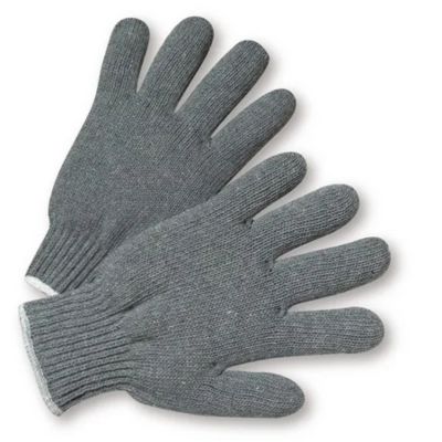 450GM Grey Cotton Knitted Work Safety Hand Gloves