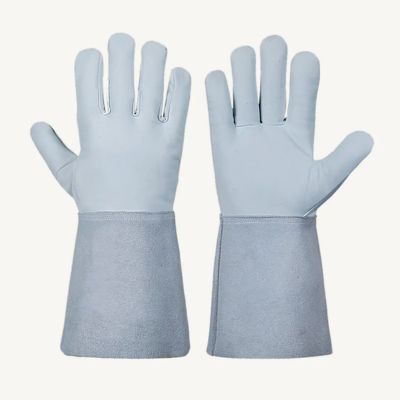  Heat and Spark Resistant Industrial Leather Welding Gloves 