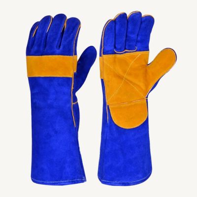 Heat Resistant Industrial Double Palm Leather Weld