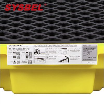  SYSBEL SPP401 Single Drum Poly Spill Deck for Oil & Chemical Drum Containment Platform 