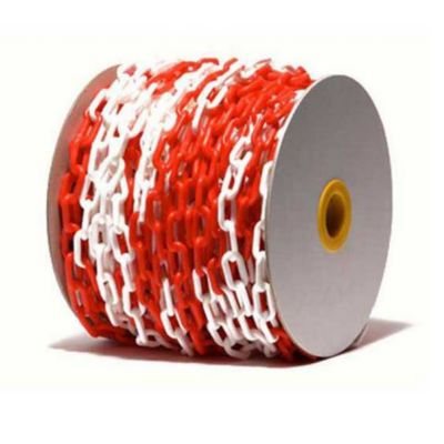 Barrication Chain Red & White 6MM X 20 M