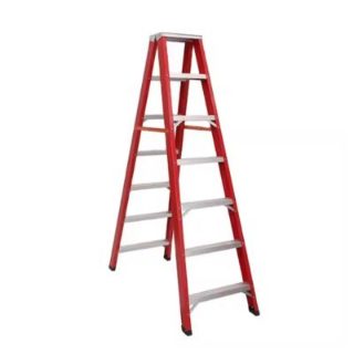 High Quality Insulated Fiberglass A-Type Aluminum Step Domestic Ladders