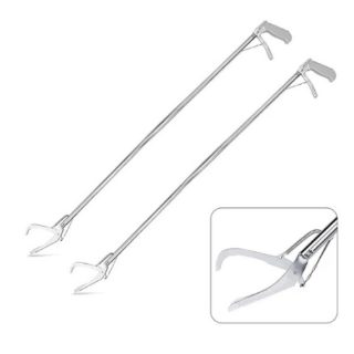 Aluminum Snake Catcher Lightweight Long Handle Reptile Handling Tool