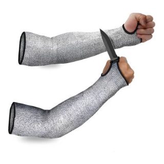 Level 5 HPPE Cut Resistant Arm Sleeves – Anti-Cut and Puncture Safety Protection
