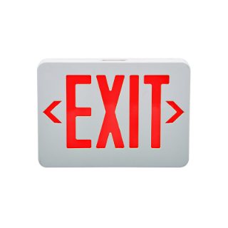 EMERGENCY EXIT LIGHT LX 750G R RED AND GREEN UL LISTED EXIT SIGN WITH RECHARGEABLE BATTERY OR CELL BACKUP