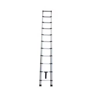 TELESCOPIC ALUMINUM LADDER NON SLIP EXTENDABLE STRAIGHT STEP LADDER FOR HOME & WORK