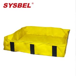 SYSBEL SPPB002 Portable Spill Containment Berm 700 Gallons 2650 Litres Foldable PVC Spill Berm