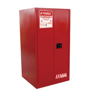 SYSBEL WA810450R 45 Gallon 170 L Combustible Flammable Liquid Storage Cabinet