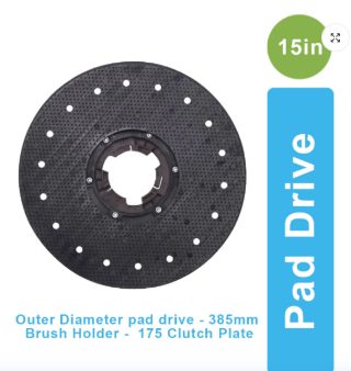 AF09206 15 Inch Pad Drive 175 Floor Machine Pad Driver for Scrubbing Polishing and Wax Stripping