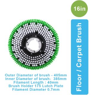 AF09205 16 Inch Carpet and Floor Cleaning Brush Pad for Floor Machines