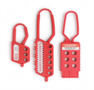 LOTO Dielectric Safety Hasp 3 and 6 Holes Non-Conductive Lockout Device