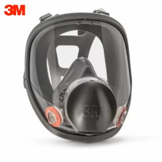 3M 6800 Full Face Respirator Mask with Wide Vision Lens and Chemical Resistant Protection