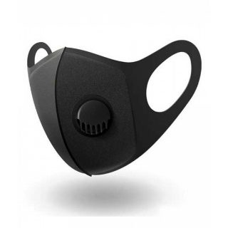 Anti Dust Washable Filter Fashion Mask Black for Everyday Dust and Pollution Protection