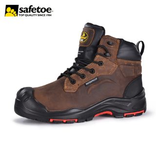 Safetoe M-8552 S7S SR Oil and Slip Resistant Industrial Safety Boots with Composite Toe Cap