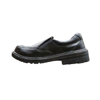 Hafety MSI 207 Steel Toe Genuine Leather Lace Less Oil Resistant Safety Shoes