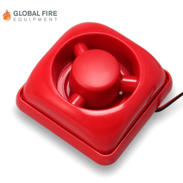 GLOBAL FIRE SE 804P PIEZO SIREN 105DB ABS HOUSING FOR SECURITY AND FIRE APPLICATIONS