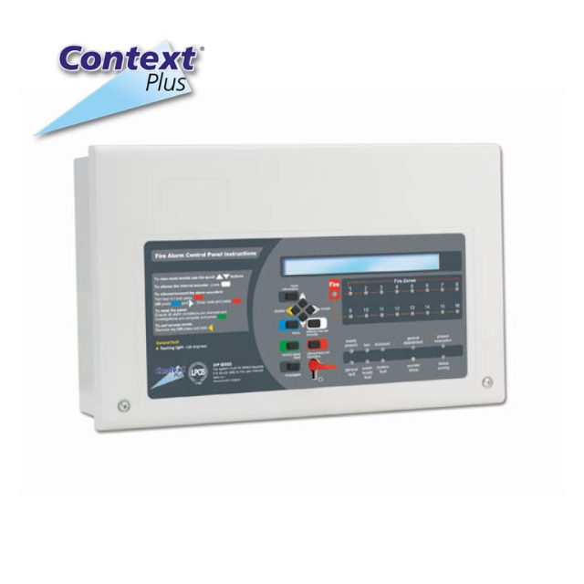 CONTEXT PLUS XFP501E 1 LOOP 16 ZONE ADDRESSABLE FIRE ALARM PANEL