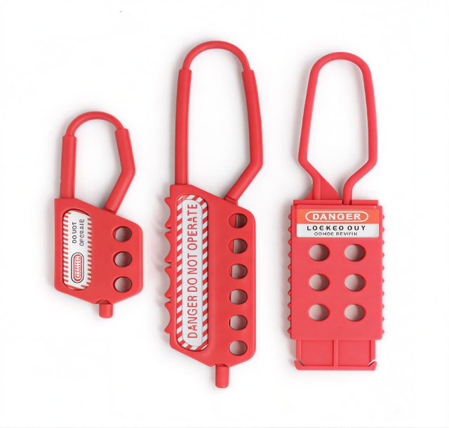 LOTO Dielectric Safety Hasp 3 and 6 Holes Non-Conductive Lockout Device