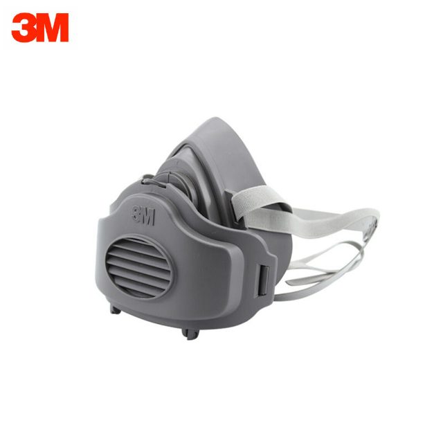 3M 3200 Reusable Half Mask Respirator with Snap Fit Cartridge Attachment