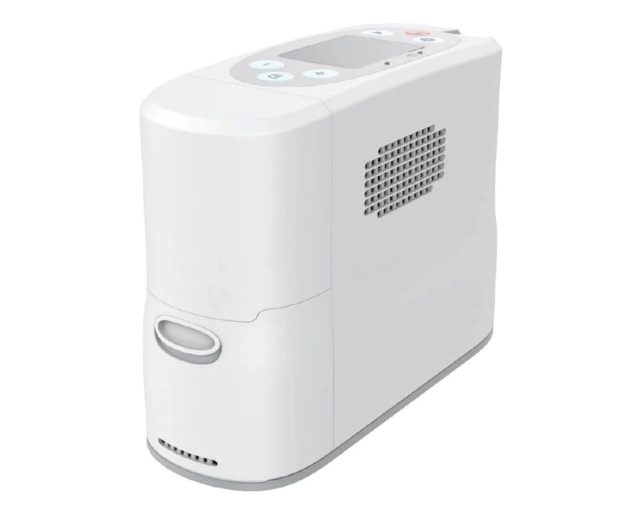 Kingon P2 Lightweight Portable Oxygen Concentrator with 5 Pulse Flow Settings for Oxygen Therapy