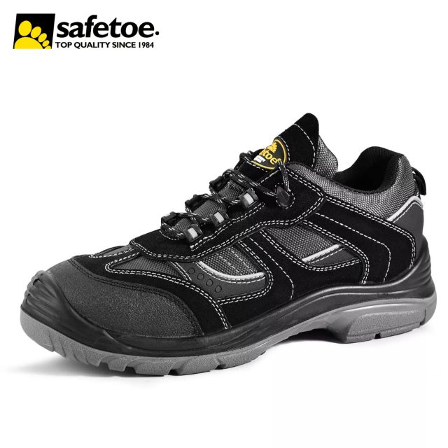 Safetoe L-7502 S1 PS FO SR Metal Free Composite Toe Safety Shoes with Kevlar Midsole