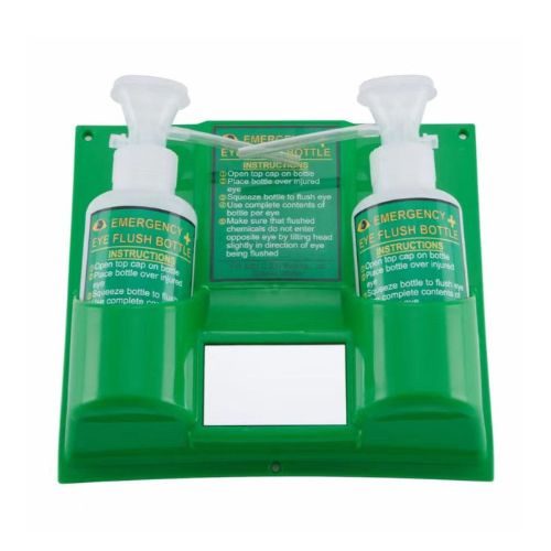 EWB02 Emergency Wall Mount Eye Wash Double Bottle Station