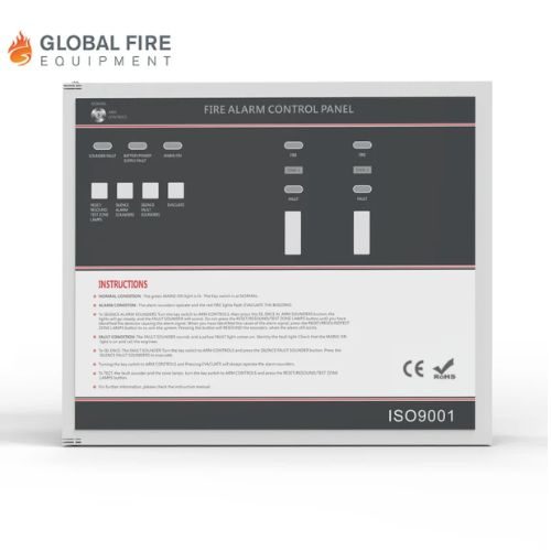 Global Fire CP100 6 Zone Conventional Fire Alarm Control Panel