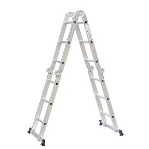 Heavy Duty Multipurpose Aluminum Foldable Extension Step Ladder 4x3 Combination Design