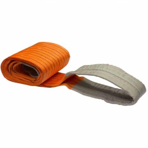 Strong 12 Ton Flat Polyester Webbing Anchor Sling for Heavy Duty Lifting